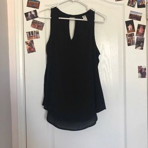Black tank top